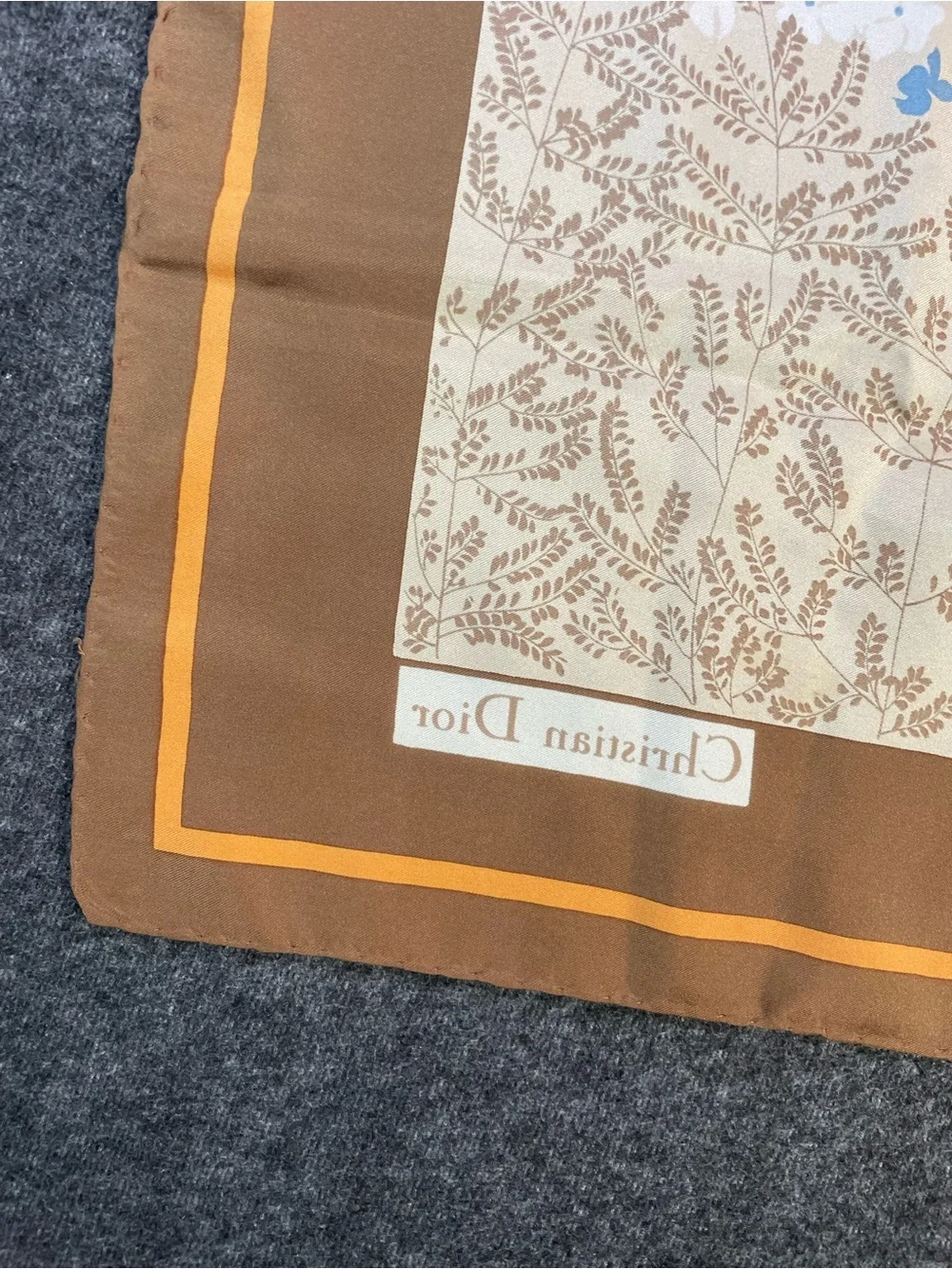 Authentic Foulard Christian Dior Silk Scarf See Pictures For Condition/ Details